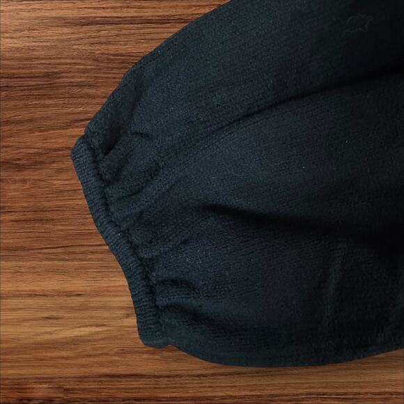 Anthropologie Guinevere Button Front Black Cropped Cardigan - Picture 3 of 6